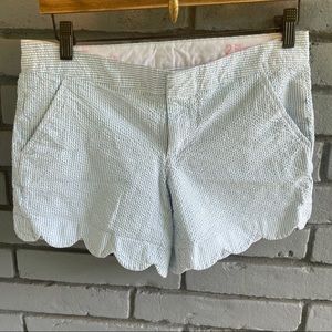 Lilly Pulitzer Buttercup Shorts blue & white SZ 2